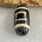 Natural Powerful Tibetan Old Oily Agate Sky Door Serenity 1 Eye Dzi Bead Heavenly Master (Tian Zhu) 一眼天诛 2.68g 19.2 by 9.5mm - Huangs Jadeite and Jewelry Pte Ltd