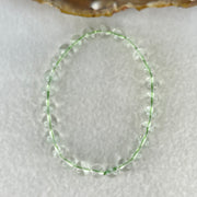Special Grade Natural Green Phantom Quartz Bracelet 12.98g 15.5cm 7.3mm 26 Beads - Huangs Jadeite and Jewelry Pte Ltd