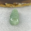 Type A Jelly Light Green Jadeite Pixiu Pendent A货浅绿色翡翠貔貅牌 7.46g 23.0 by 14.0 by 13.5 mm - Huangs Jadeite and Jewelry Pte Ltd