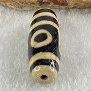 Natural Powerful Tibetan Old Oily Agate One Eye With Bodhi Tree Bead Heavenly Master (Tian Zhu) 10.08g 38.0 by 13.0mm - Huangs Jadeite and Jewelry Pte Ltd