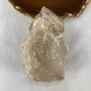 Natural Smoky Quartz Rough Irregular Shape Display in Wooden Stand 609.62g 17.4 by 88.5 by 123.0mm - Huangs Jadeite and Jewelry Pte Ltd