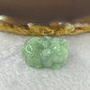 Type A Jelly Light Green Jadeite Pixiu Pendent A货浅绿色翡翠貔貅牌 9.72g 23.7 by 14.7 by 14.0 mm - Huangs Jadeite and Jewelry Pte Ltd