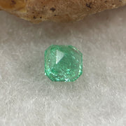 Natural Colombia Vivid Green Emerald (Beryl) Cut-Cornered Square Step cut 0.41ct 4.5 by 4.3 by 3.2mm - Huangs Jadeite and Jewelry Pte Ltd