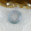 Type A Semi Icy Blueish Lavender with Green Piao Hua Jadeite Ring 3.22g 5.9 by 3.6 mm US 5.25 / HK 11.5 (Close to Perfect) - Huangs Jadeite and Jewelry Pte Ltd