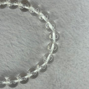 Natural Clear Quartz Bracelet 天然白水晶手链 18.70g 16.5cm 8.4mm 24 Beads - Huangs Jadeite and Jewelry Pte Ltd