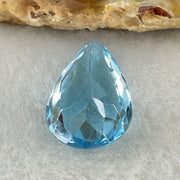 Natural Sky Blue Topaz Teardrop Shape 11.62ct 19.4 by 12.3 by 6.8mm - Huangs Jadeite and Jewelry Pte Ltd