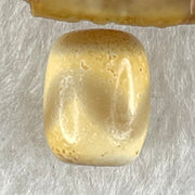 Natural Powerful Tibetan Old Oily Agate Tiger Tooth Daluo Dzi Bead Heavenly Master (Tian Zhu) 虎呀天诛 2.51g 13.6 by 10.6mm - Huangs Jadeite and Jewelry Pte Ltd