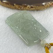 Type A Icy Light Green Jadeite Jambhala Pendant 33.06g 58.4 by 36.6 by 6.0mm - Huangs Jadeite and Jewelry Pte Ltd
