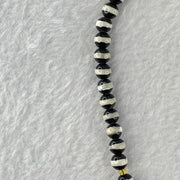 Natural Powerful Tibetan Old Oily Agate Mix Dzi Beads Bracelet (Tian Zhu) 30.36g 10.5mm 10 Beads 6.3mm 50 Beads - Huangs Jadeite and Jewelry Pte Ltd