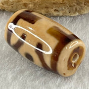 Natural Powerful Tibetan Old Oily Agate Patina Guiren Tairen Human Dzi Bead Totem Amulet Heavenly Master (Tian Zhu) 贵人天诛 4.61g 19.7 by 11.7mm - Huangs Jadeite and Jewelry Pte Ltd