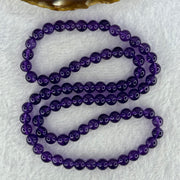 Good Grade Natural Amethyst Necklace 40.44g 52cm 7.3mm 79 Beads - Huangs Jadeite and Jewelry Pte Ltd