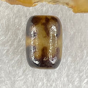 Natural Powerful Tibetan Old Oily Agate Patina Guiren Tairen Human Dzi Bead Totem Amulet Heavenly Master (Tian Zhu) 贵人天诛 1.64g 13.1 by 8.8mm - Huangs Jadeite and Jewelry Pte Ltd