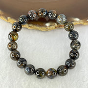 Good Grade Natural Petersite Beads Bracelet 31.34g 17cm 10.8mm 19 Beads - Huangs Jadeite and Jewelry Pte Ltd