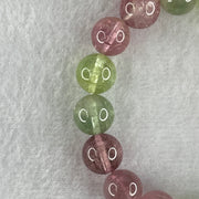 Very Good Natural Tourmaline Crystal Beads Bracelet 28.33g 13.5cm 10.4mm 17Beads - Huangs Jadeite and Jewelry Pte Ltd