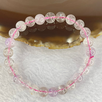 Natural super 7 Crystal Bracelet 17.53g 8.4mm 23beads - Huangs Jadeite and Jewelry Pte Ltd