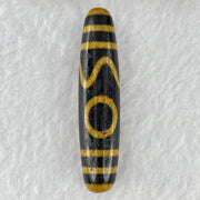 Natural Powerful Tibetan Agate 1 Eye Sky Door Long Dzi Bead Heavenly Master (Tian Zhu) 一眼天诛 15.00g 57.4 by 13.1mm - Huangs Jadeite and Jewelry Pte Ltd