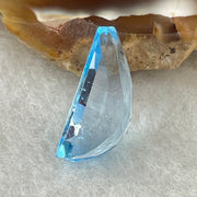 Natural Sky Blue Topaz Trillion Shape 7.22ct 17.5 b y 8.4 by 6.2mm - Huangs Jadeite and Jewelry Pte Ltd