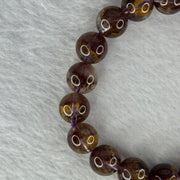 Very Good Grade Natural Auralite 23 Bracelet 天然激光23手链 34.21g 17cm 11.5mm 18 Beads - Huangs Jadeite and Jewelry Pte Ltd