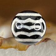 Natural Powerful Tibetan Old Oily Agate Garuda Dzi Bead Heavenly Master (Tian Zhu) 1.43g 10.0 by 10.4mm - Huangs Jadeite and Jewelry Pte Ltd