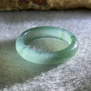 Type A Icy Blueish Green Jadeite Ring 2.34g 4.4 by 2.9mm US8 HK17.5 (Perfect) - Huangs Jadeite and Jewelry Pte Ltd
