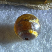 Natural Powerful Tibetan Old Oily Agate Ruyi Dzi Bead Heavenly Master (Tian Zhu) 如意天珠 1.56g 10.4 by 10.5mm - Huangs Jadeite and Jewelry Pte Ltd