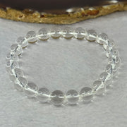 Natural Clear Quartz Bracelet 天然白水晶手链 18.59g 16.5cm 8.4mm 24 Beads - Huangs Jadeite and Jewelry Pte Ltd