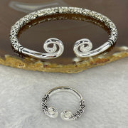 925 Sliver in Sliver Colour Monkey God/King Tightening Curse Bracelet and Ring Set 21.78g 13.6 by 5.4 mm / 3.39g 8.1 by 2.8 mm - Huangs Jadeite and Jewelry Pte Ltd