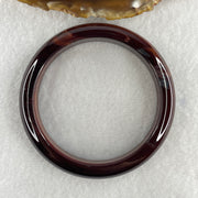 Natural Red Tiger Eye Quartz Bangle Internal Diameter 61.3mm 53.47g 13.0 by 9.2mm - Huangs Jadeite and Jewelry Pte Ltd