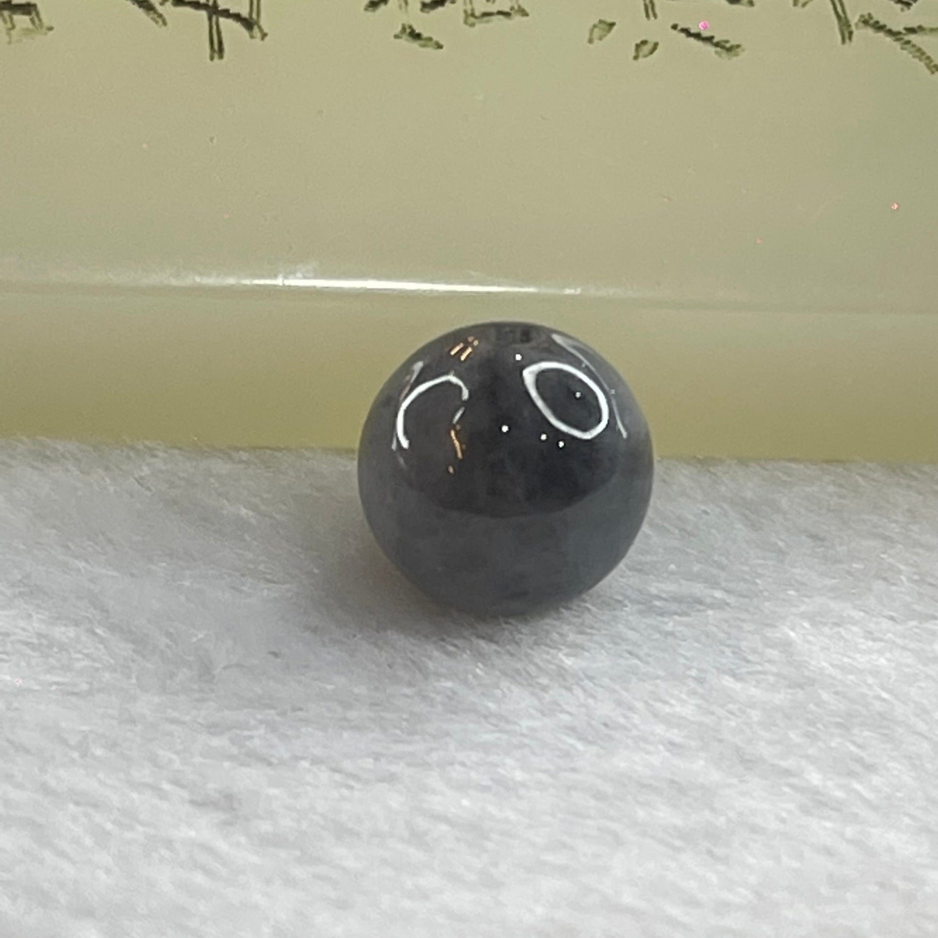 Type A Grey Wuji Jadeite Beads for Bracelet/Necklace/Earring/Ring 1.85g 10.2mm - Huangs Jadeite and Jewelry Pte Ltd