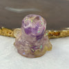 Acrylic with Amethyst Crystals Cai Shen Ye Mini 财神爷 Display 36.96g 40.3 by 29.0 by 42.0mm - Huangs Jadeite and Jewelry Pte Ltd