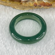 Type A Icy Blueish Green Jadeite Ring 3.86g 5.1 by 4.4mm US7.4 HK16.2 - Huangs Jadeite and Jewelry Pte Ltd
