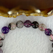 Natural Super 7 Beads Bracelet 23.17g 17cm 9.3mm 22 Beads - Huangs Jadeite and Jewelry Pte Ltd