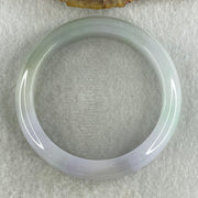 Type A Natural Light Lavender Light Green Jadeite Bangle 48.46g Inner Diameter 51.0mm 12.7 by 7.8mm (Slight Internal Lines) - Huangs Jadeite and Jewelry Pte Ltd