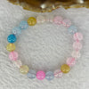 Natural Morganite Beads Bracelet 16.31g 8.3 mm 22 Beads - Huangs Jadeite and Jewelry Pte Ltd