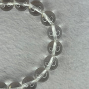 Natural Clear Quartz Bracelet 天然白水晶手链 30.73g 17cm 10.6mm 19 Beads - Huangs Jadeite and Jewelry Pte Ltd