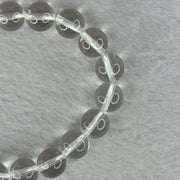 Natural Clear Quartz Bracelet 天然白水晶手链 30.43g 17cm 10.6mm 19 Beads - Huangs Jadeite and Jewelry Pte Ltd