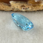 Natural Sky Blue Topaz Oval Shape 13.48ct 17.2 by 12.2 by 7.9mm - Huangs Jadeite and Jewelry Pte Ltd
