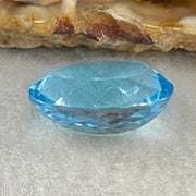 Natural Sky Blue Topaz Oval Shape 18.74ct 18.5 by 13.8 by 8.8mm - Huangs Jadeite and Jewelry Pte Ltd