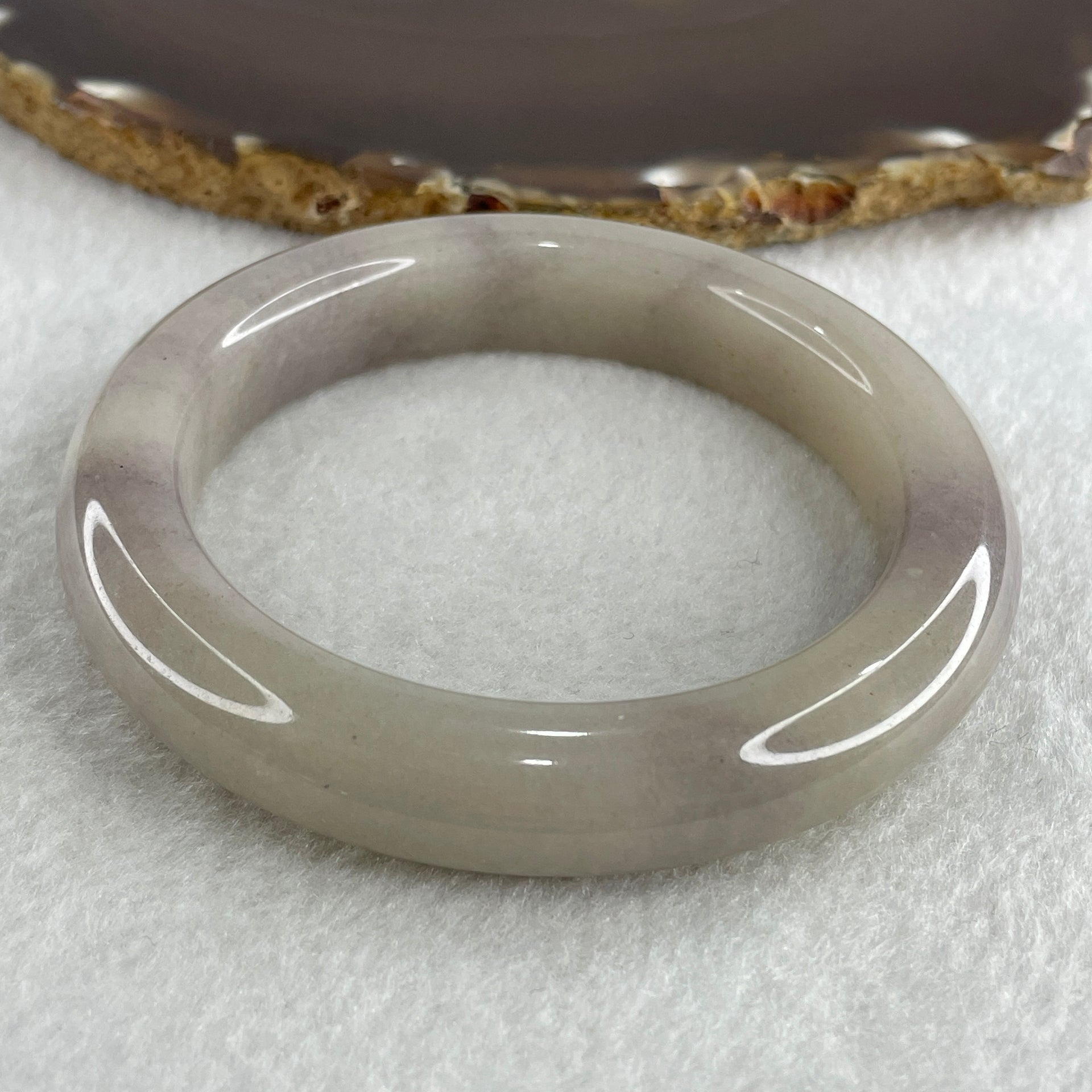 Natural Purple Aventurine Bangle 62.87g Inner Diameter 58.2mm 12.8 by 10.9mm (Very Very Slight Internal Line) - Huangs Jadeite and Jewelry Pte Ltd
