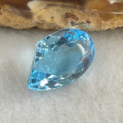 Natural Sky Blue Topaz Teardrop Shape 11.74ct 16.5 by 11.0 by 8.1mm - Huangs Jadeite and Jewelry Pte Ltd