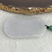 Natural Type A Lavender Jadeite Wu Shi Pai Pendant 26.80g 53.4 by 42.1 by 3.8mm - Huangs Jadeite and Jewelry Pte Ltd