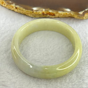 Type A Yellowish Green and Lavender Jadeite Bangle Internal Diameter 41.52g 55.1mm 12.8 by 6.8mm - Huangs Jadeite and Jewelry Pte Ltd