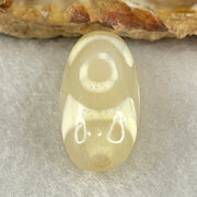 Natural Powerful Tibetan Old Oily Agate 3 Eyes Dzi Bead Heavenly Master (Tian Zhu) 三眼天诛 3.06g 19.6 by 10.2mm - Huangs Jadeite and Jewelry Pte Ltd