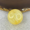 Natural Yellow Calcite Sphere Ball 40.17g Diameter 30.7mm - Huangs Jadeite and Jewelry Pte Ltd