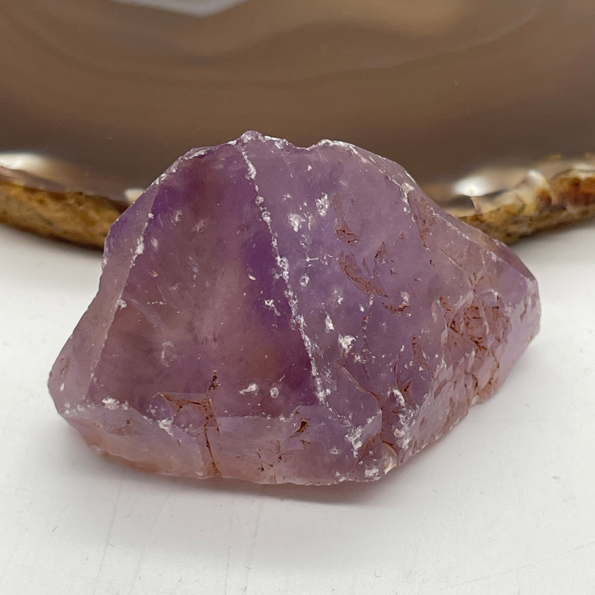 Natural Amethyst Rough Mini Display Specimen | Royal Violet & Lavender Crystal Cluster (76.31g | 58.5 x 39.3 x 38.6mm | Synergy, Spiritual Shield, Higher Intuition & Mindful Feng Shui Anchor)