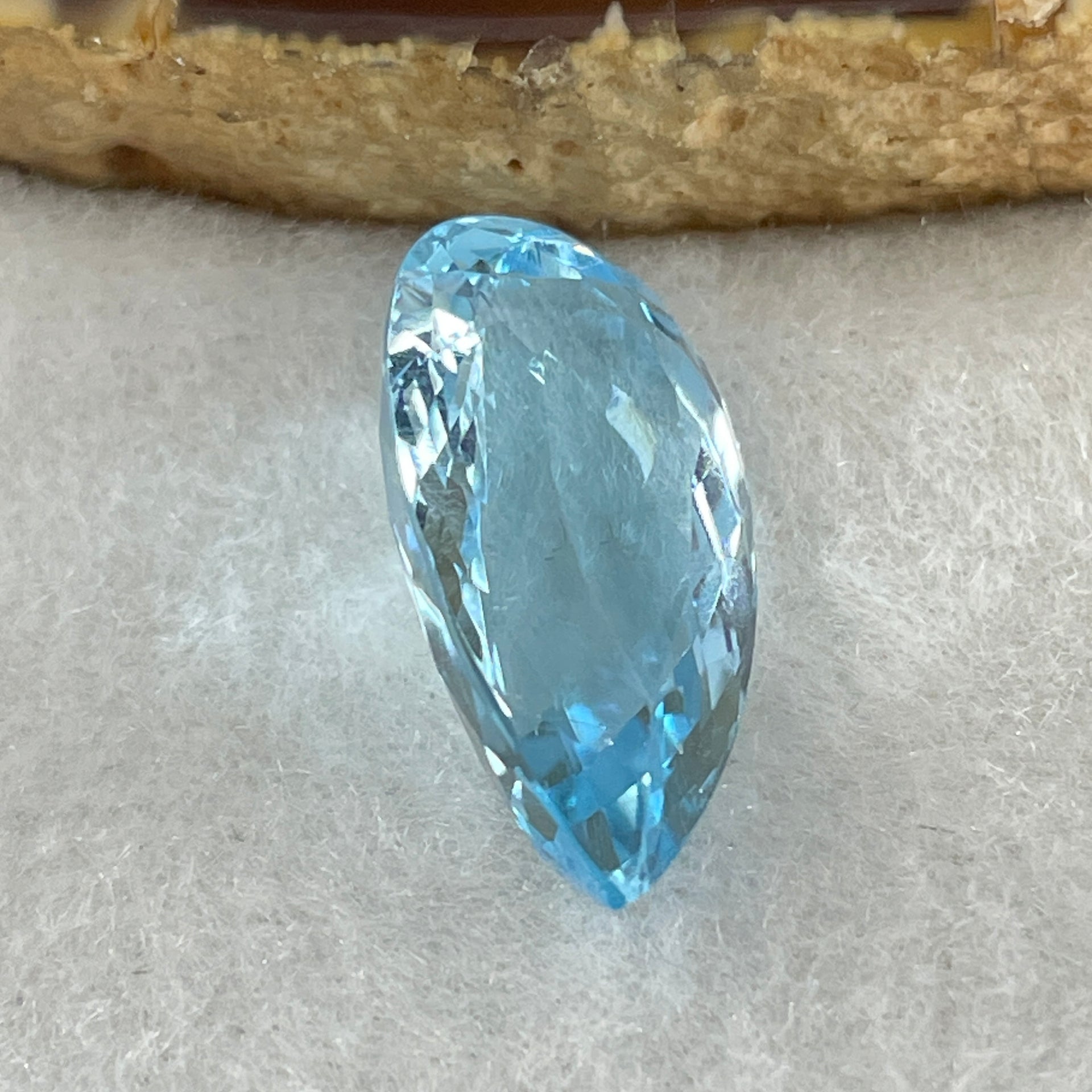 Natural Sky Blue Topaz Teardrop Shape 12.67ct 19.7 by 11.2 by 7.2mm - Huangs Jadeite and Jewelry Pte Ltd