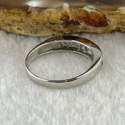 Natural Princess or Square Shape Diamonds in PT900 Platinum 3.53g Ring D1.01ct Total 3.71g US7 HK15 - Huangs Jadeite and Jewelry Pte Ltd