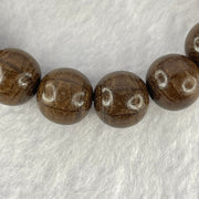 Natural Six Way Wooden Beads Bracelet 六道木手链 11.02g 17cm 10.8mm 19 Beads - Huangs Jadeite and Jewelry Pte Ltd