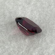 Natural Red Rhodolite Garnet Stone for Setting Cushion, brilliant/step cut 4.38cts 10.69 by 8.25 by 3.53mm NGI Cert No:32887346 - Huangs Jadeite and Jewelry Pte Ltd