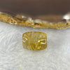 Good Grade Natural Golden Rutilated Quartz Crystal Lulu Tong Barrel 天然金顺发晶水晶露露通桶 
3.37g 14.5 by 11.5mm - Huangs Jadeite and Jewelry Pte Ltd
